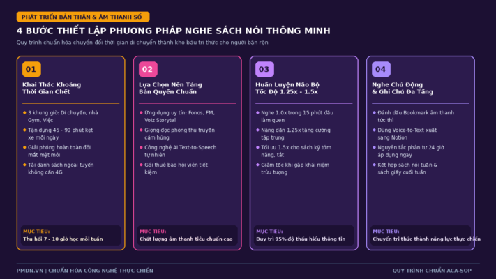 Bí Quyết Nghe Sách Nói Thông Minh Tăng Tốc Độ Tiếp Thu - Ảnh đại diện
