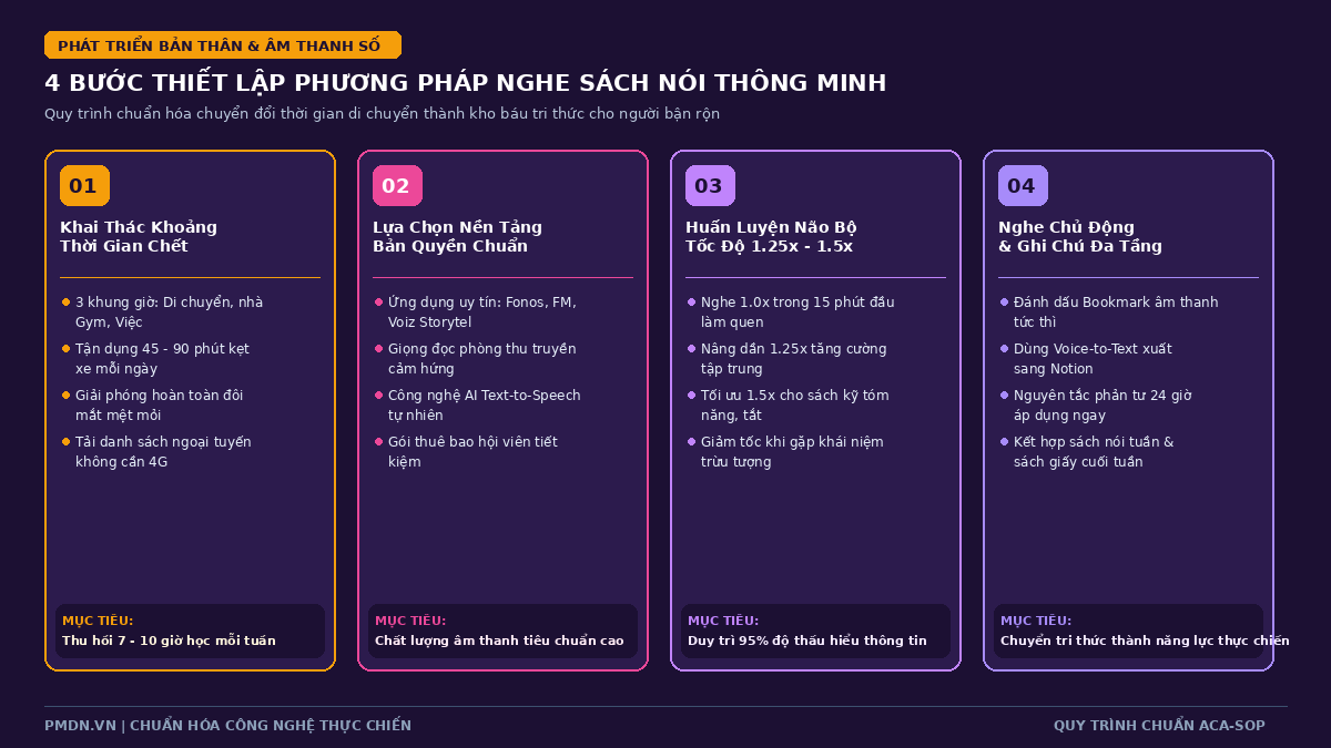 Bí Quyết Nghe Sách Nói Thông Minh Tăng Tốc Độ Tiếp Thu - Ảnh đại diện