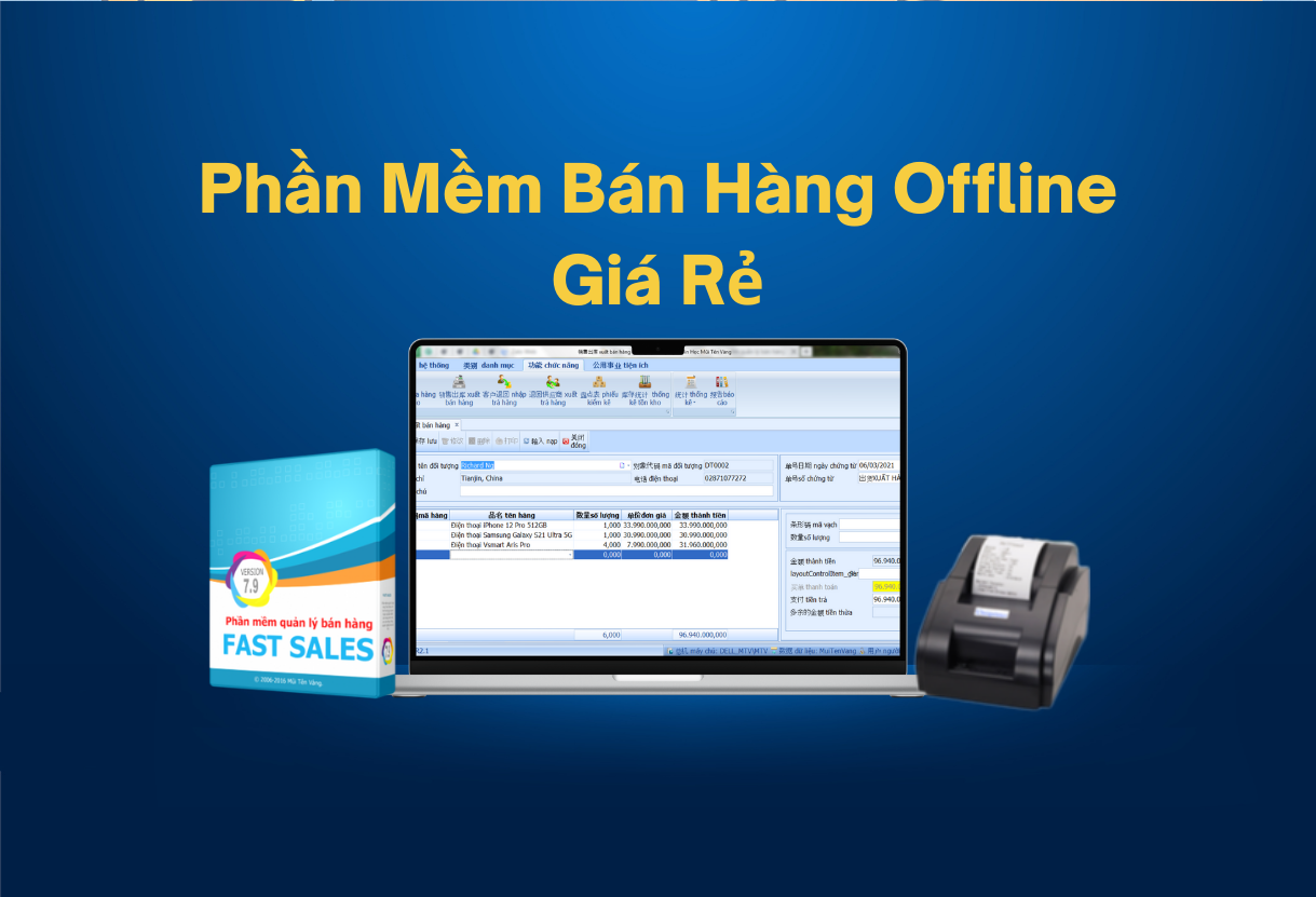 Phần Mềm Bán Hàng Offline Giá Rẻ