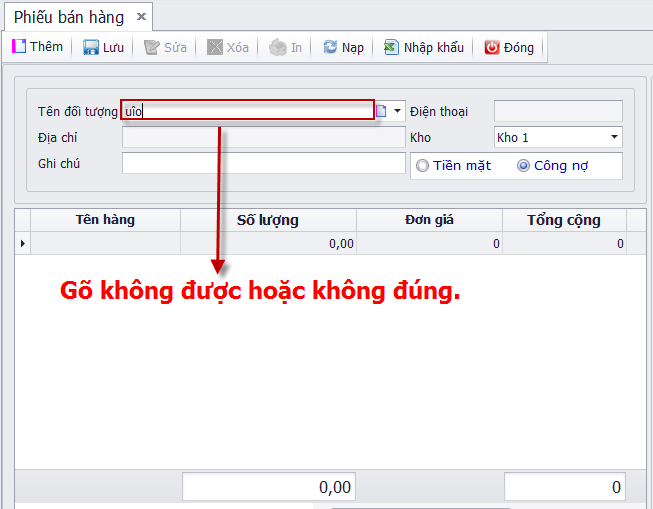 Hướng dẩn gõ dấu tiếng việt chuẩn Unicode trong phần mềm quản lý bán hàng